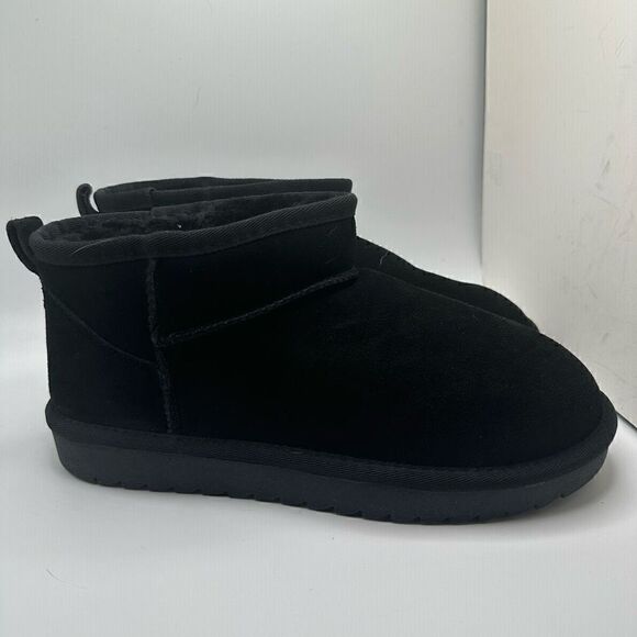 CUSHIONAIRE Women's pull on boot 9 BLACK - Picture 1 of 7